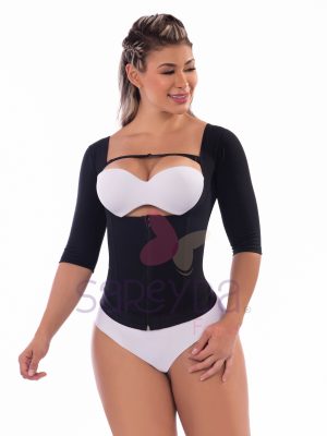 Chaleco con mangas y varillas